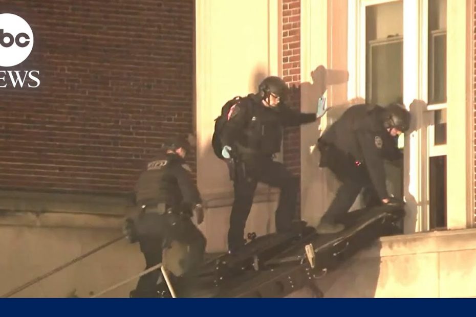 Police enter Columbia University's Hamilton Hall amid ongoing protests