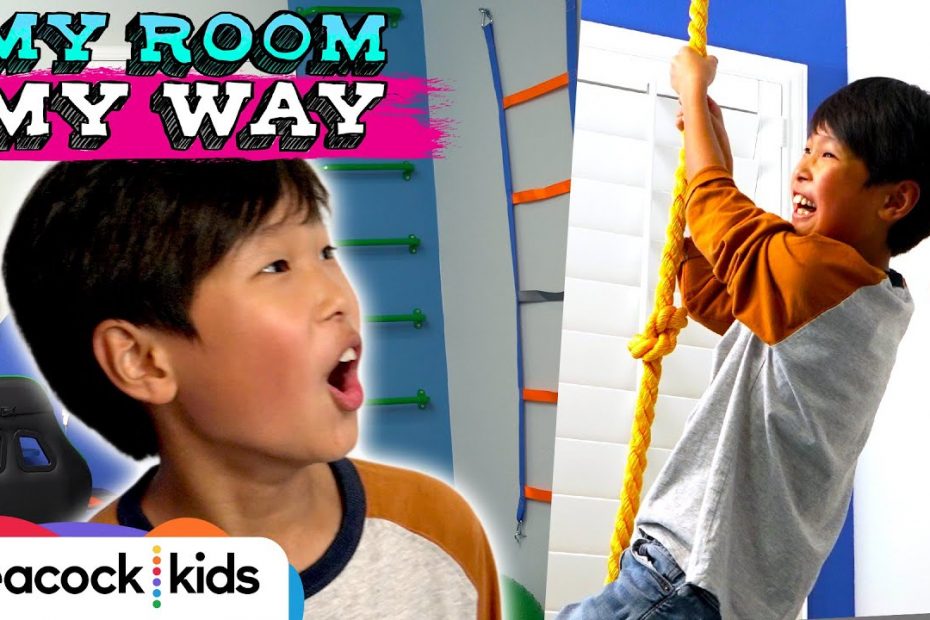 BLACKBELT Ninja Warrior Gets Indoor Training Course! | MY ROOM MY WAY