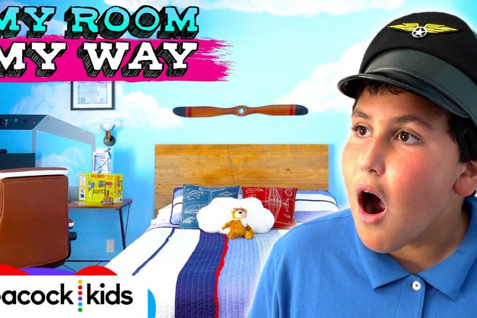 Junior Pilot LANDS a New Airplane Room! | MY ROOM MY WAY
