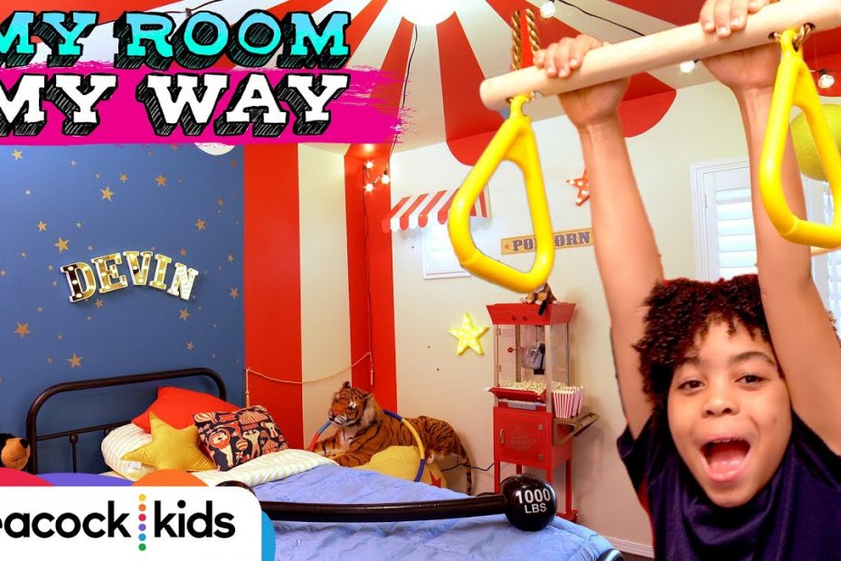 A TRAPEZE in My New CIRCUS BEDROOM | MY ROOM MY WAY