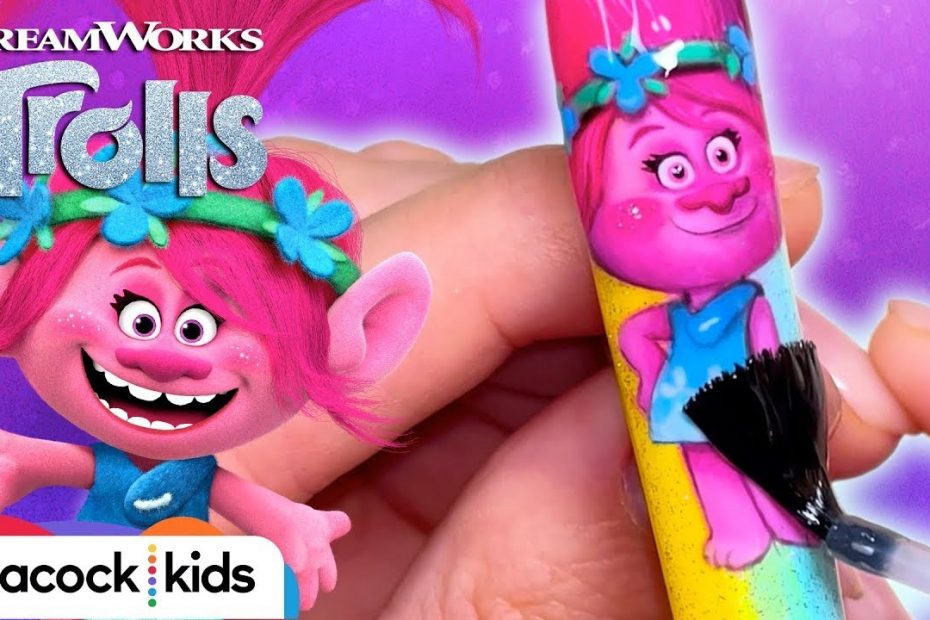 UNBELIEVABLE Trolls Nail Art! Poppy, Branch + More! | TROLLS