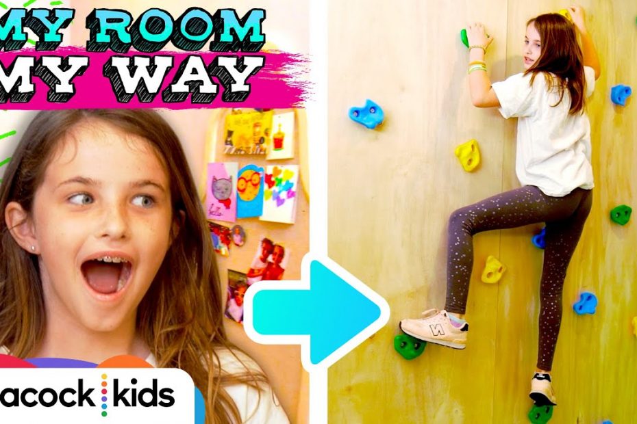 Adventurer Gets Her Own Indoor Rock Climbing Wall! | Kids Room Makeover | MY ROOM MY WAY