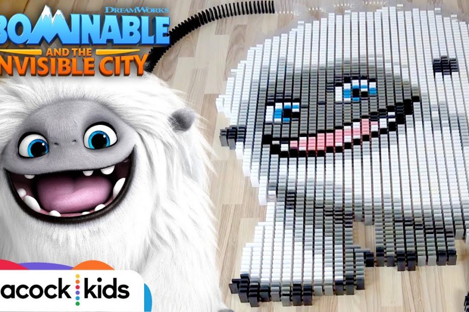 Making Everest with 31,000 Dominoes | ABOMINABLE AND THE INVISIBLE CITY