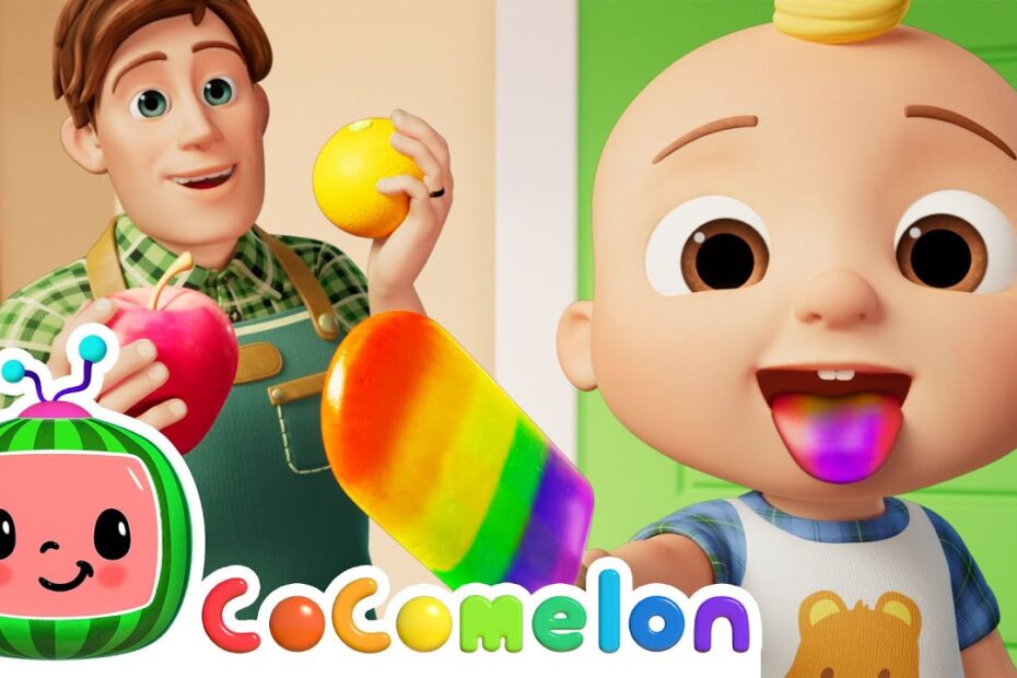 The Color Song! Rainbow Popsicles | CoComelon Nursery Rhymes & Kids Songs