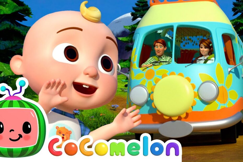 Wheels on the Camper Van! Camp Youtube! | CoComelon Nursery Rhymes & Kids Songs