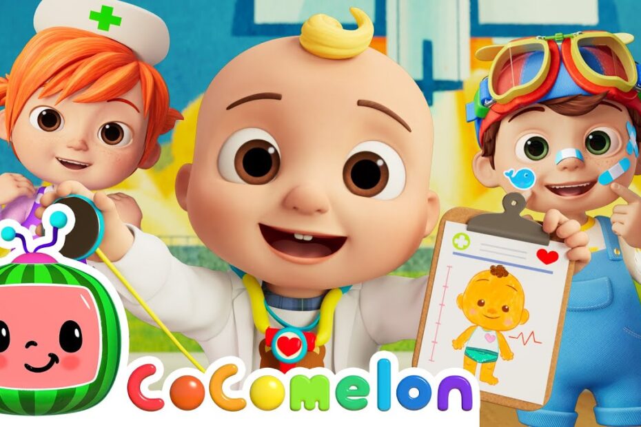 Head Shoulders Knees and Toes Doctor JJ Check Up | CoComelon Nursery Rhymes & Kids Songs