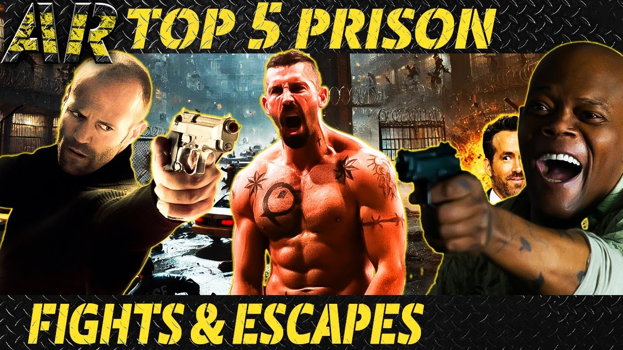 Top 5 Grittiest Prison Fights – Epic Escapes and Showdowns   | Statham, Stallone, Adkins & Reynolds