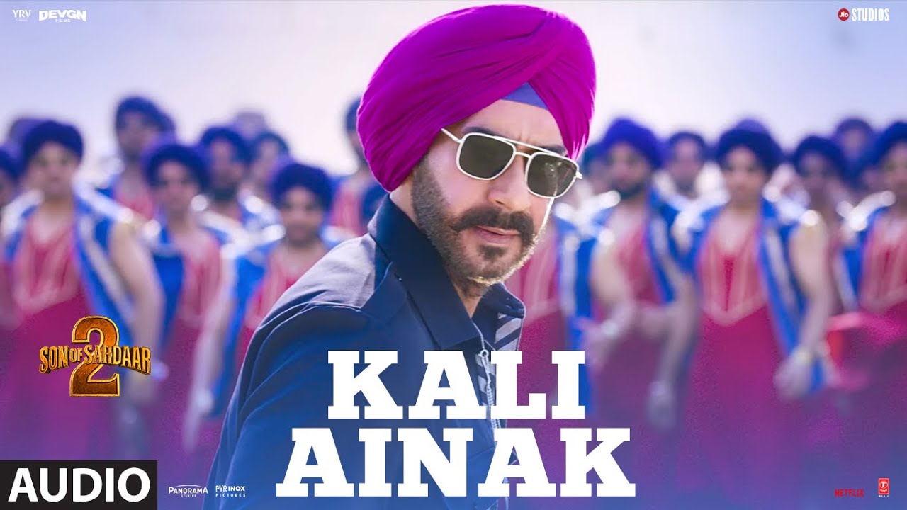 SON OF SARDAAR 2: Kali Ainak (Audio) | Ajay Devgn | Mrunal | Romy, Lijo George, Dj Chetas, Kumaar
