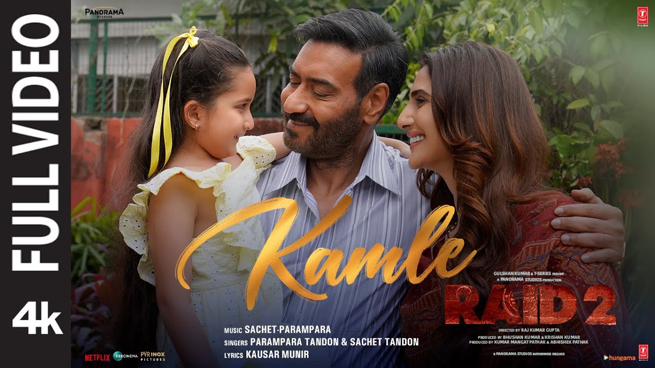KAMLE (Full Video): Ajay Devgn | Vaani Kapoor | Sachet – Parampara, Kausar M | Bhushan K | RAID 2