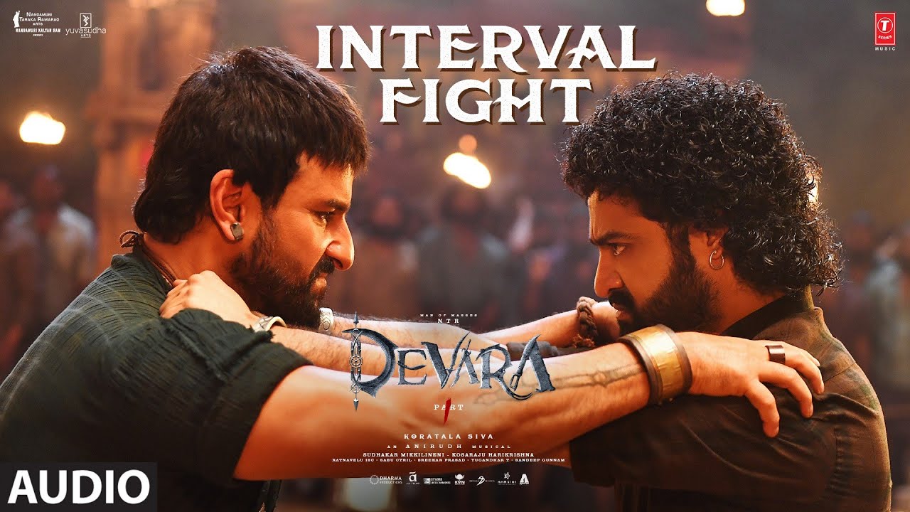 Interval Fight OST | Devara Original Sound Track – BGM | NTR | Sai Ali Khan | Anirudh Ravichander