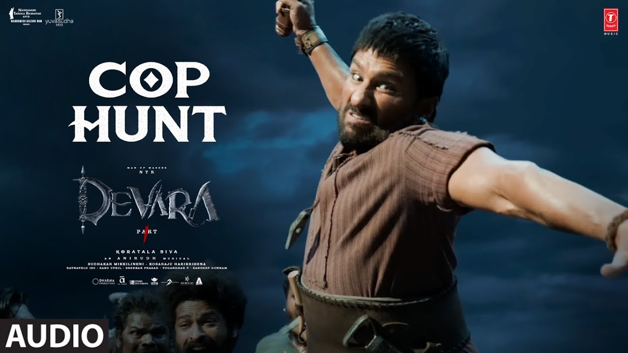 Cop Hunt OST | Devara Original Sound Track – BGM | NTR | Sai Ali Khan | Anirudh Ravichander