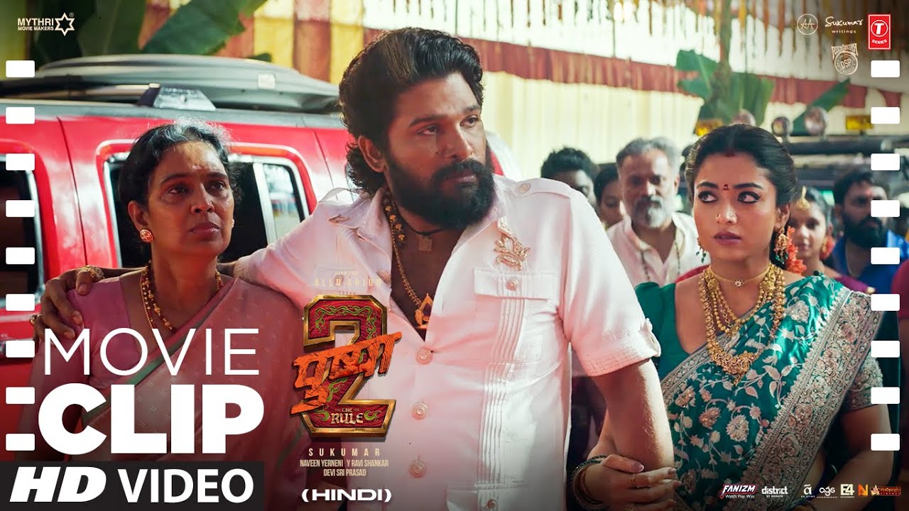 PUSHPA 2: “Pushpa 2 Ending – Bomb Blast Scene – Mysterious Entry” |Allu Arjun |Movie Dialogue Clip