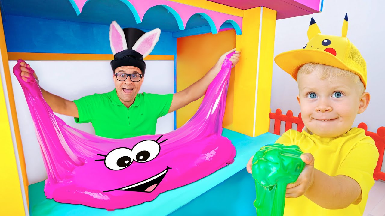Oliver and Adam – SLIME Shop Adventure + More Fun Challenges
