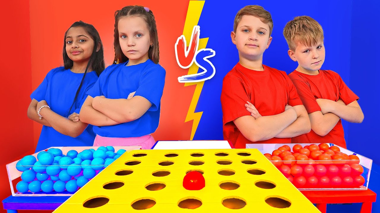 Girls vs Boys – Red vs Blue Challenge