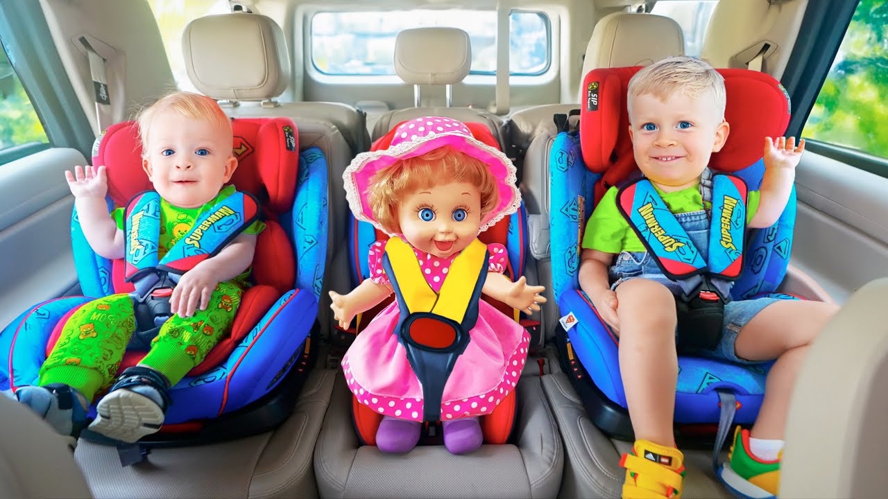 Let’s Buckle Up, Who’s At the Door + MORE BEST Kids Videos with Diana and Roma Family