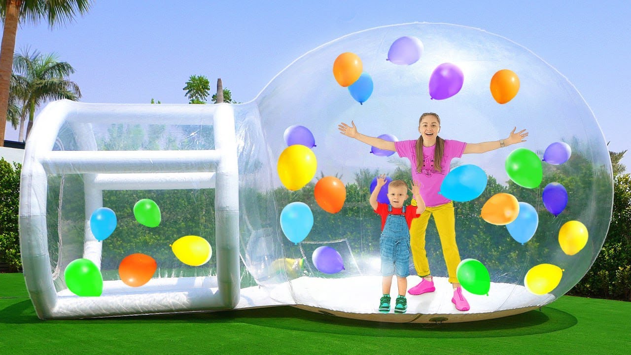 Oliver and Mom’s Ball House Adventure