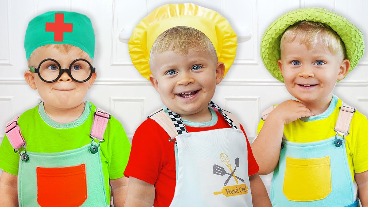 Little Oliver’s Magical Carousel Adventure – Journey Through Various Professions
