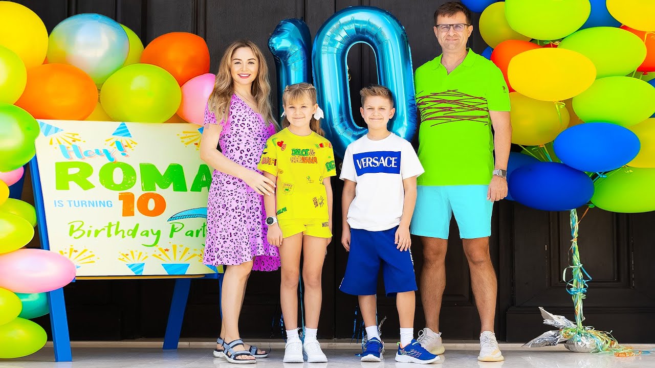 Diana and Roma celebrate Roma’s 10th Birthday Party