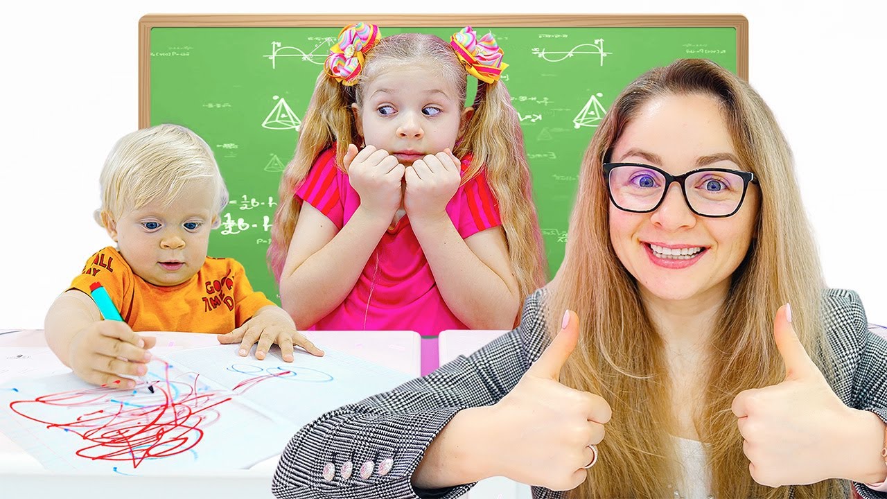 Diana and Roma show how to help each other at school