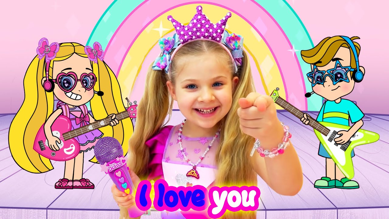 Diana and Roma Sing Along Music Video! “Love Can Save the Day” with Lyrics!