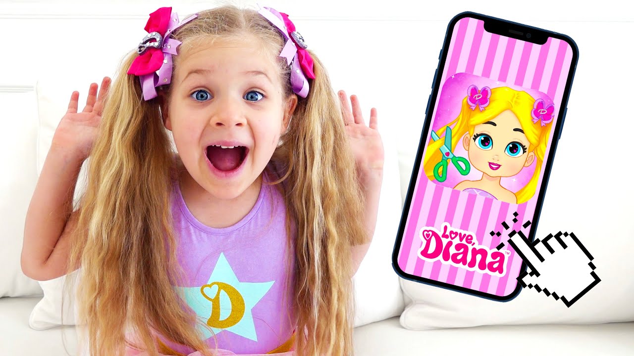 Diana and Love, Diana Dress Up – new game for kids