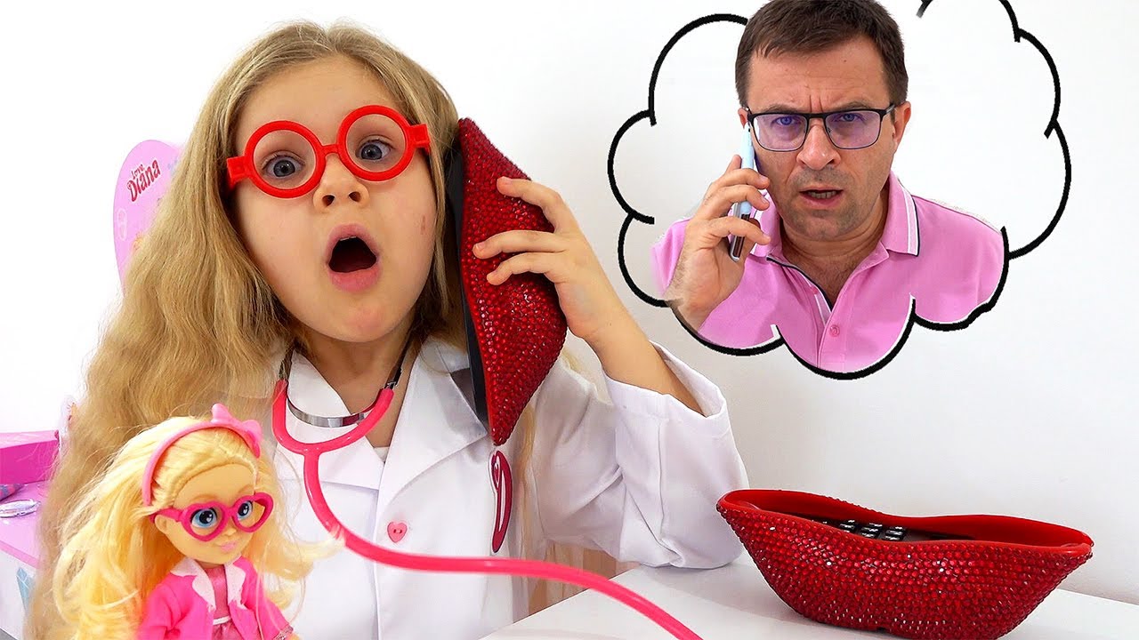 Diana and Dad – Funny Story About Cleaning Room