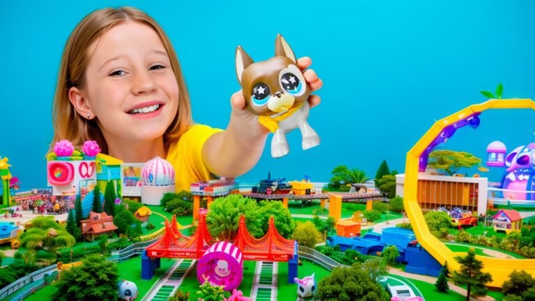 Nastya and friends built a city for toys hq720