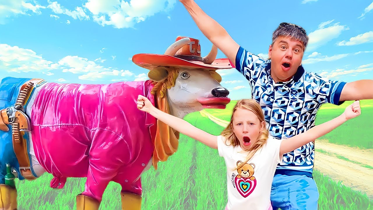 Nastya and Dad visit interesting places together
