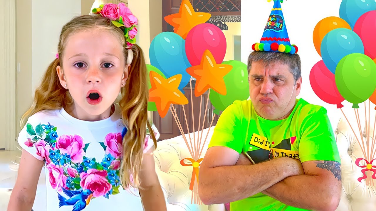 Nastya and Dad’s Birthday