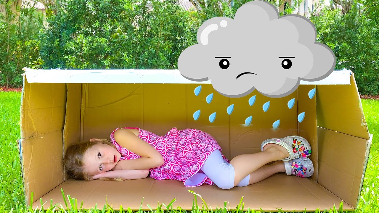 Nastya is looking for a new playhouse to hide