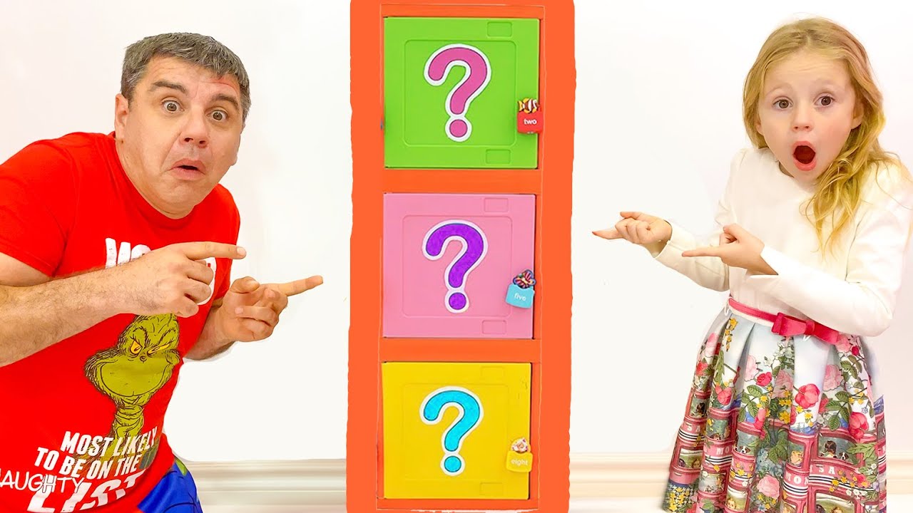 Nastya and papa – fun competitions and challenge with toys