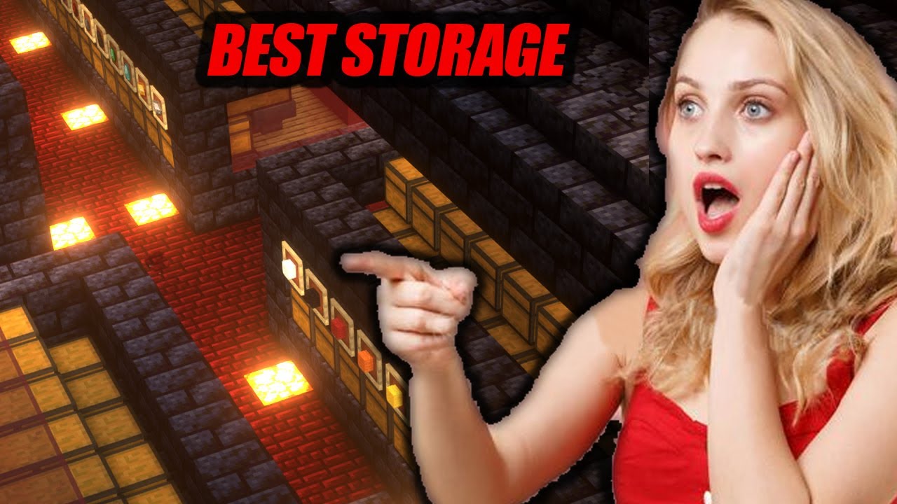My Minecraft Storage System Makes All Girls Go Crazy – – Minecraft Hardcore #14