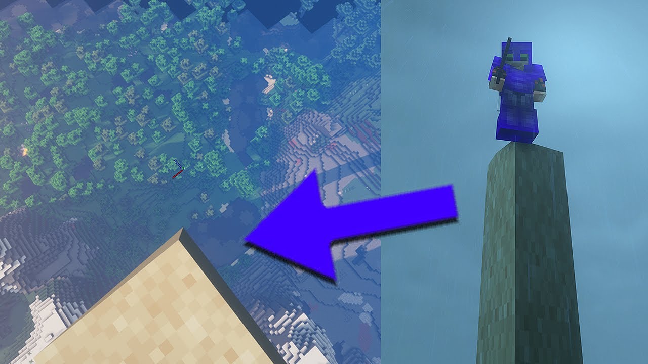 How High Can You Survive A Jump in Minecraft? – Minecraft Hardcore #13