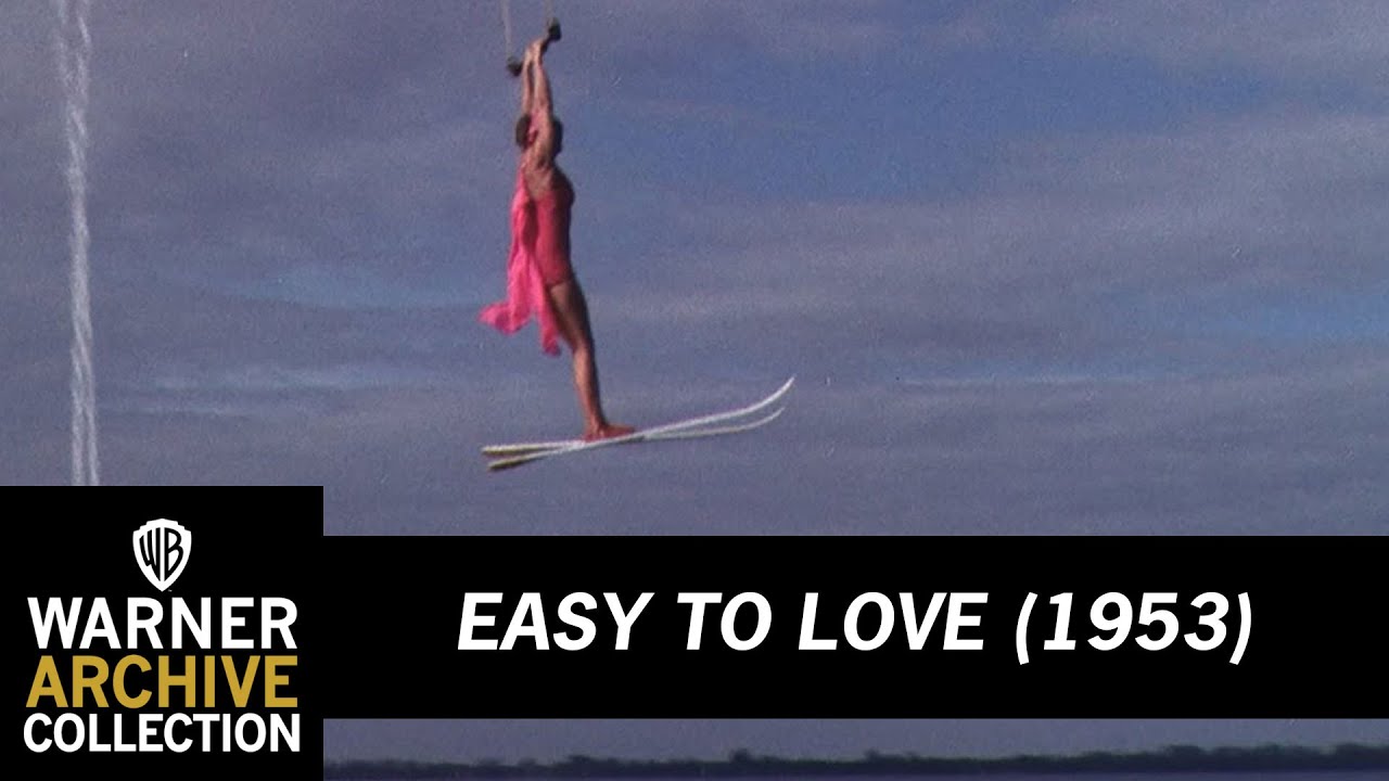 Esther Williams Water Ski to Helicopter Stunt | Easy To Love | Warner Archive