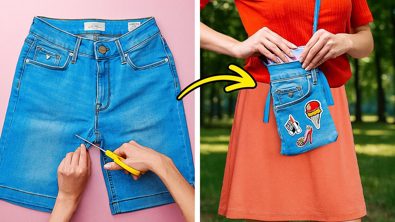 READY TO TURN OLD CLOTHES INTO SOMETHING NEW & STYLISH?  ✂️