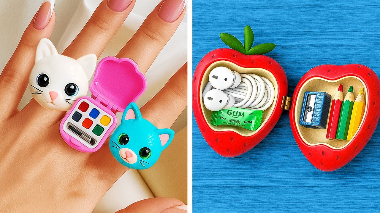 WHY BUY BORING SUPPLIES? Make Your Own Cute School Crafts!  ️