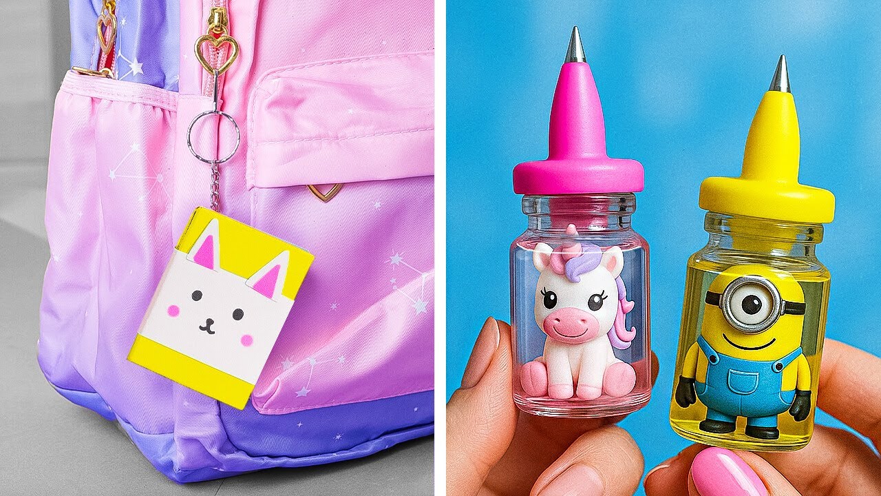 ️ CRAFT YOUR OWN CUTE SUPPLIES FOR SCHOOL! Colorful DIYs Inside