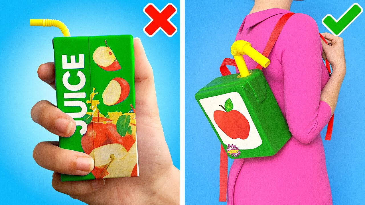 FUN DIY ACCESSORIES  ✨ Make a Cute Cardboard Backpack & More!
