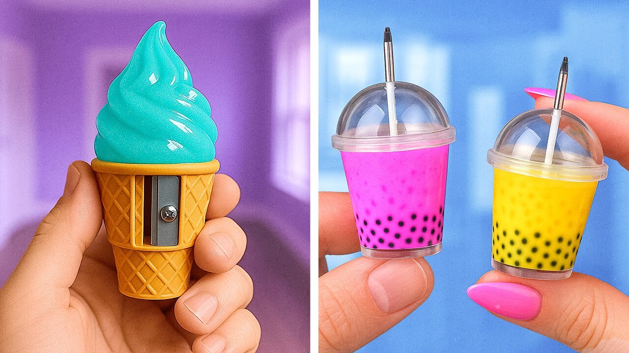 CUTE DIY SCHOOL SUPPLIES FOR BACK TO SCHOOL ✂️✨ Fun Crafts to Try