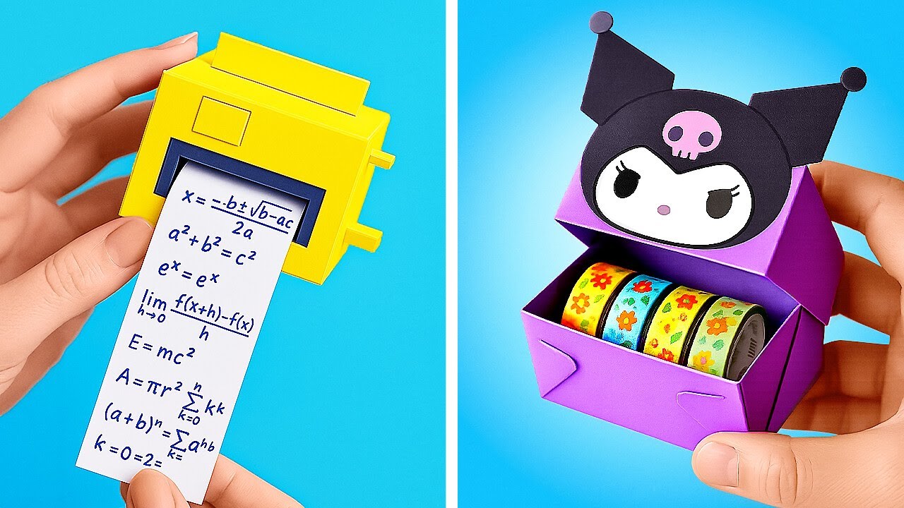 ️ EASY PAPER CRAFTS FOR SCHOOL! Fun DIY Ideas You’ll Love ✂️
