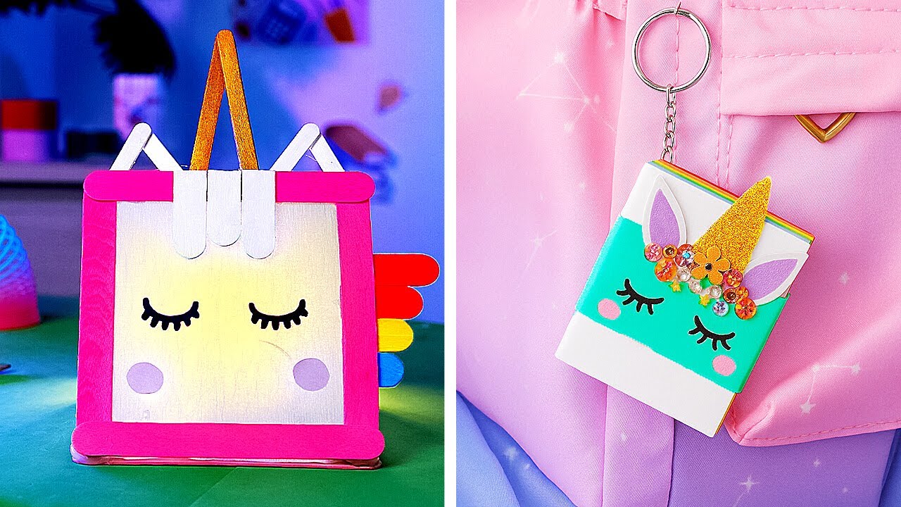 EASY DIY UNICORN ACCESSORIES   Fun Crafts & Hacks