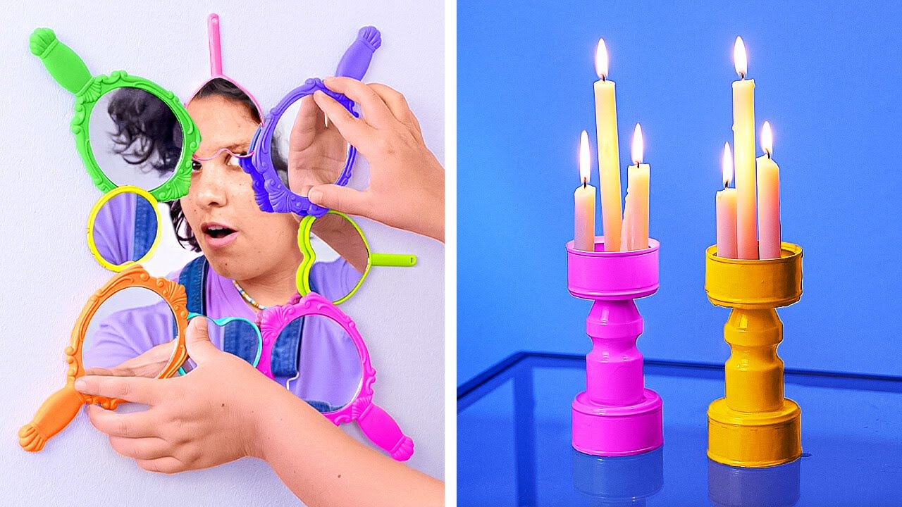 I MADE A CHEAP ROOM MAKEOVER IN 24 HOURS! Colorful DIY Furniture Ideas  ✨