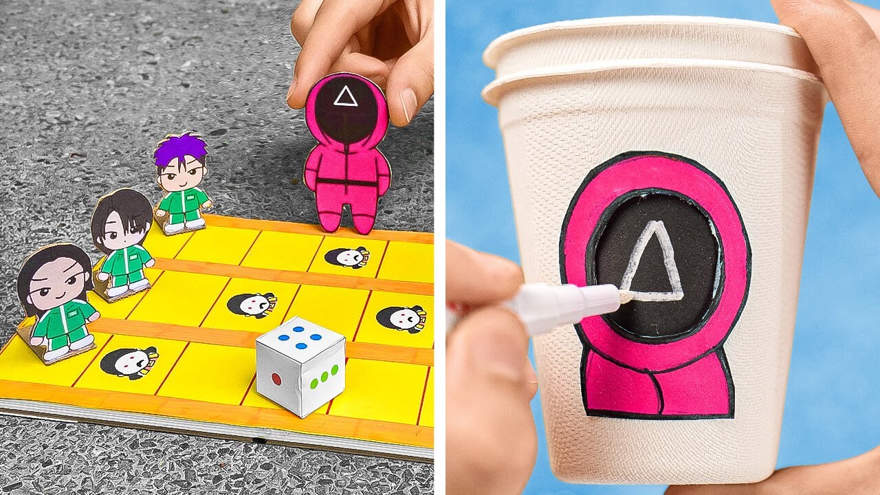 DO YOU WANT TO PLAY A GAME?   SQUID GAME INSPIRED DIY, ACTIVITIES & FIDGETS