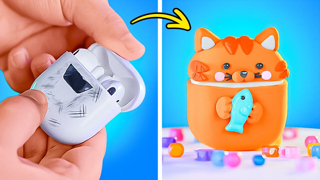 DIY AIRPODS CASE   POLYMER CLAY CRAFTS, ACCESSORIES AND MORE