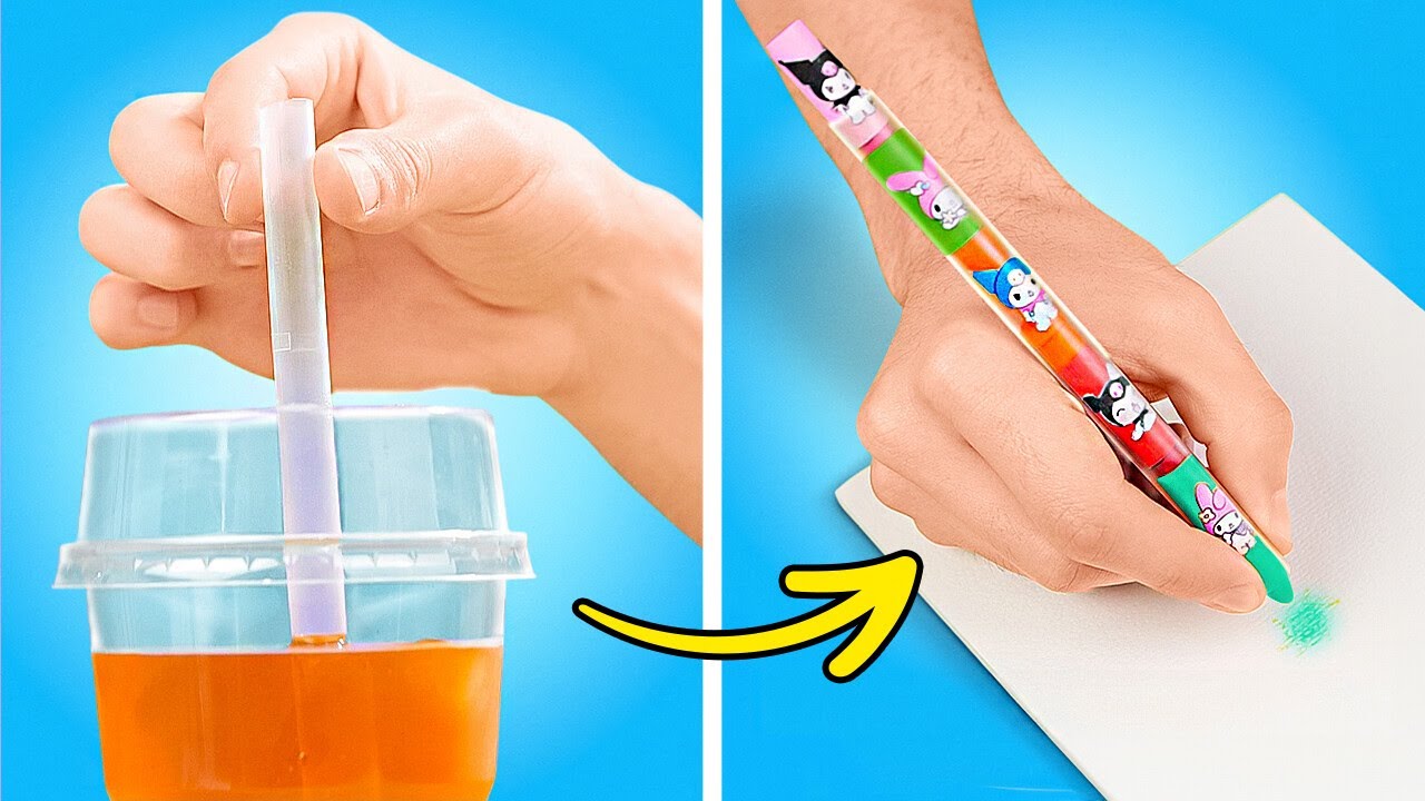 RAINBOW SCHOOL HACKS YOU MUST TRY!  ✨ GENIUS DIY TRICKS FOR STUDENTS