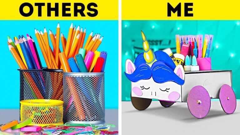 UPCYCLED SCHOOL SUPPLY DIYs ✏️