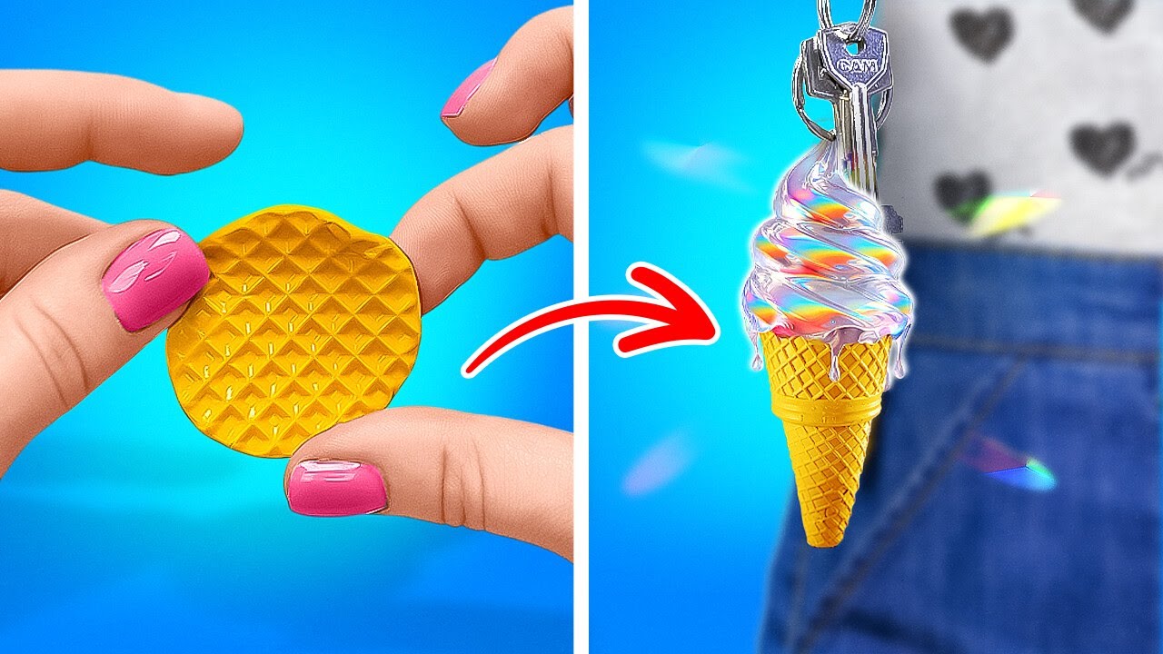 POLYMER CLAY MAGIC!  ✨ DIY MINI ACCESSORIES