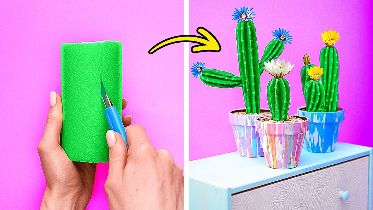 DIY ROOM DECOR WITH UNEXPECTED MATERIALS
