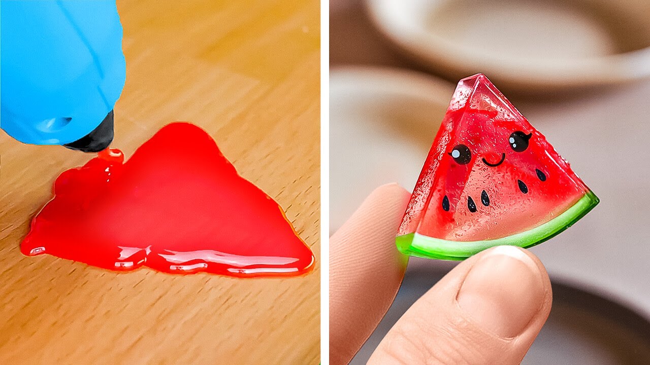 TOP GLUE GUN HACKS EVER   CREATE INCREDIBLE CRAFTS