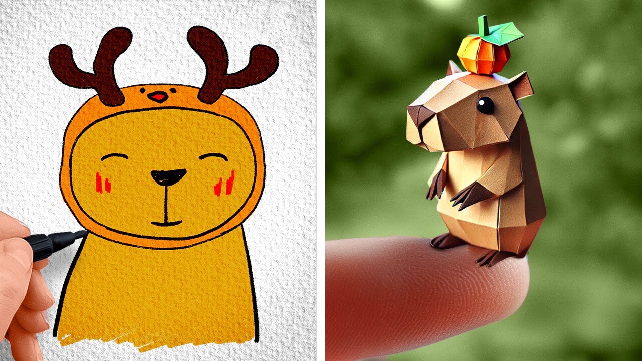 ADORABLE ART IDEAS   SO SATISFYING! ✨